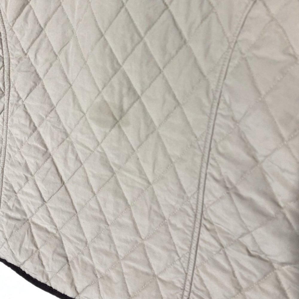 Vintage Banff Beige Quilted Zip Front Vest L Gorpcore Hiking Activewear - Picture 11 of 13